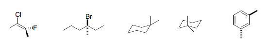 correct stereo chemistry organic